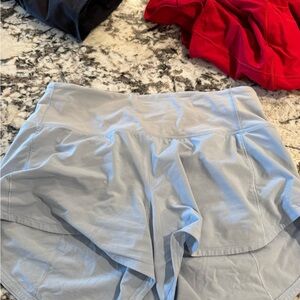 Lululemon Athletica Light Gray Athletic Shorts